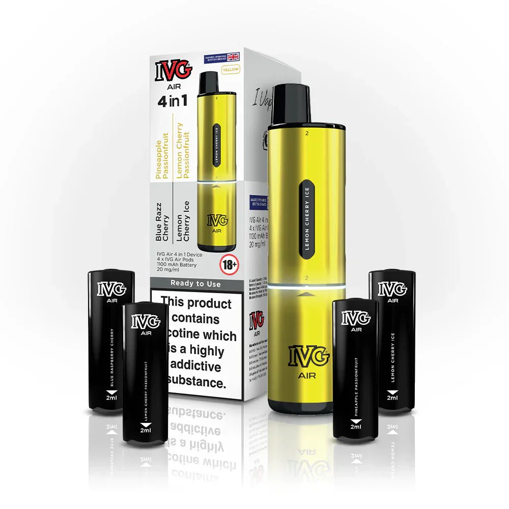 4 in 1 IVG Air 2400 Puffs Prefilled Disposable Pod Kit - Vape Villa