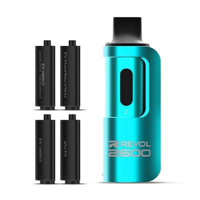 4 in 1 Revol 2600 Puffs Disposable Vape Pod Kit - Vape Villa