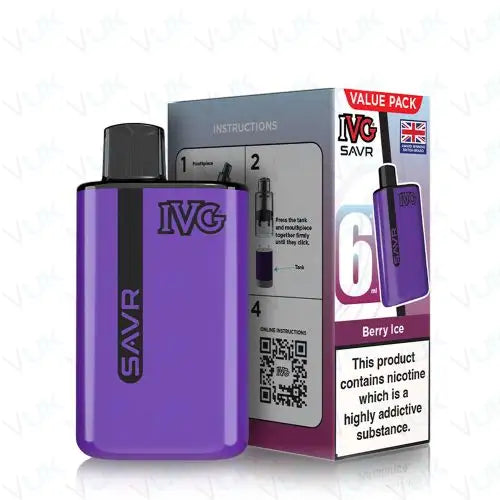 IVG SAVR Prefilled Pod Vape Kit Nicotine Strength 20mg