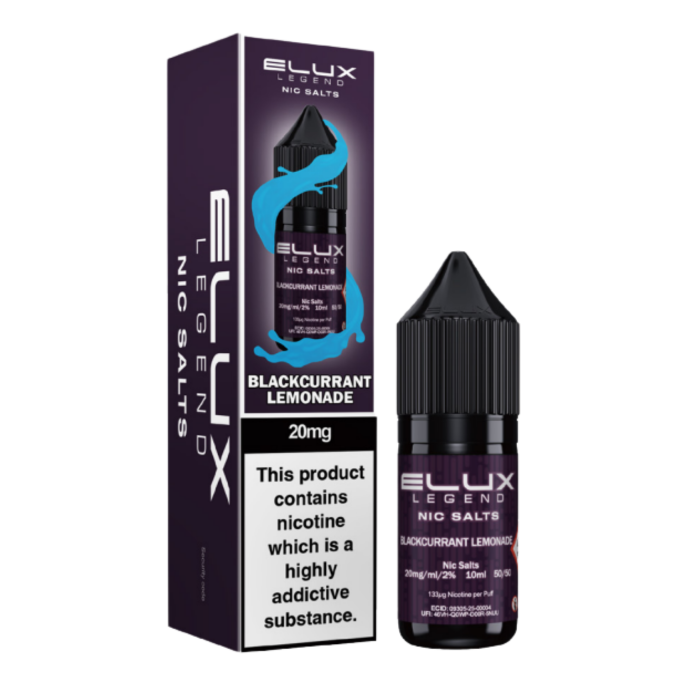 Elux Legend Nic Salts - 10ml E-liquids (BOX OF 10) Wholesale!
