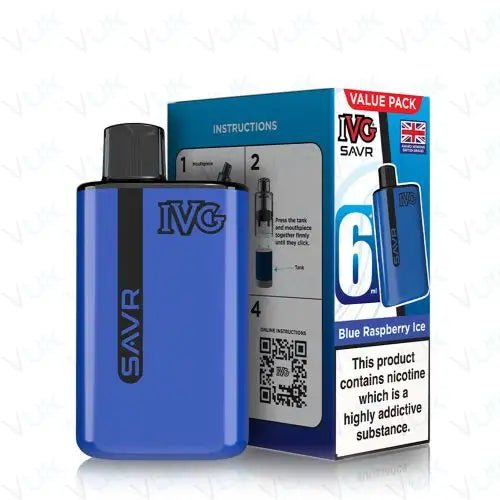 IVG SAVR Prefilled Pod Vape Kit Nicotine Strength 20mg