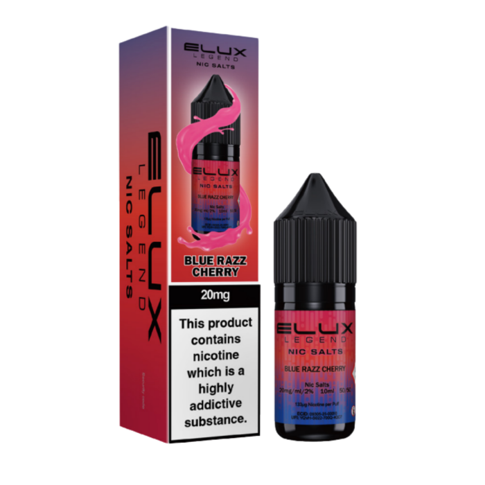 Elux Legend Nic Salts - 10ml E-liquids (BOX OF 10) Wholesale!