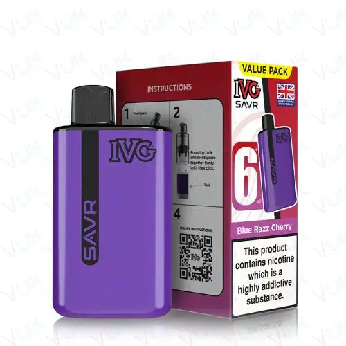 IVG SAVR Prefilled Pod Vape Kit Nicotine Strength 20mg