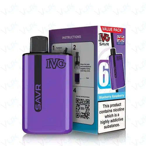 IVG SAVR Prefilled Pod Vape Kit Nicotine Strength 20mg