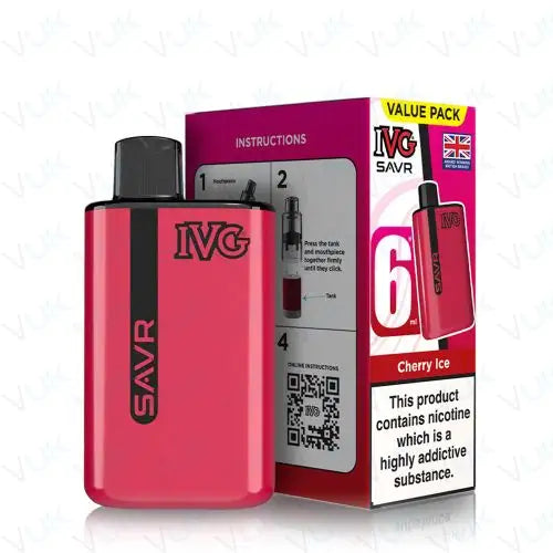 IVG SAVR Prefilled Pod Vape Kit Nicotine Strength 20mg