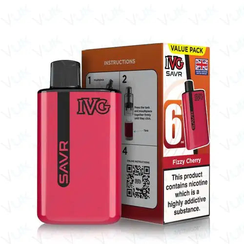 IVG SAVR Prefilled Pod Vape Kit Nicotine Strength 20mg