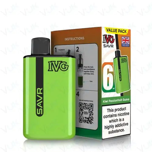 IVG SAVR Prefilled Pod Vape Kit Nicotine Strength 20mg