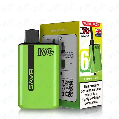 IVG SAVR Prefilled Pod Vape Kit Nicotine Strength 20mg