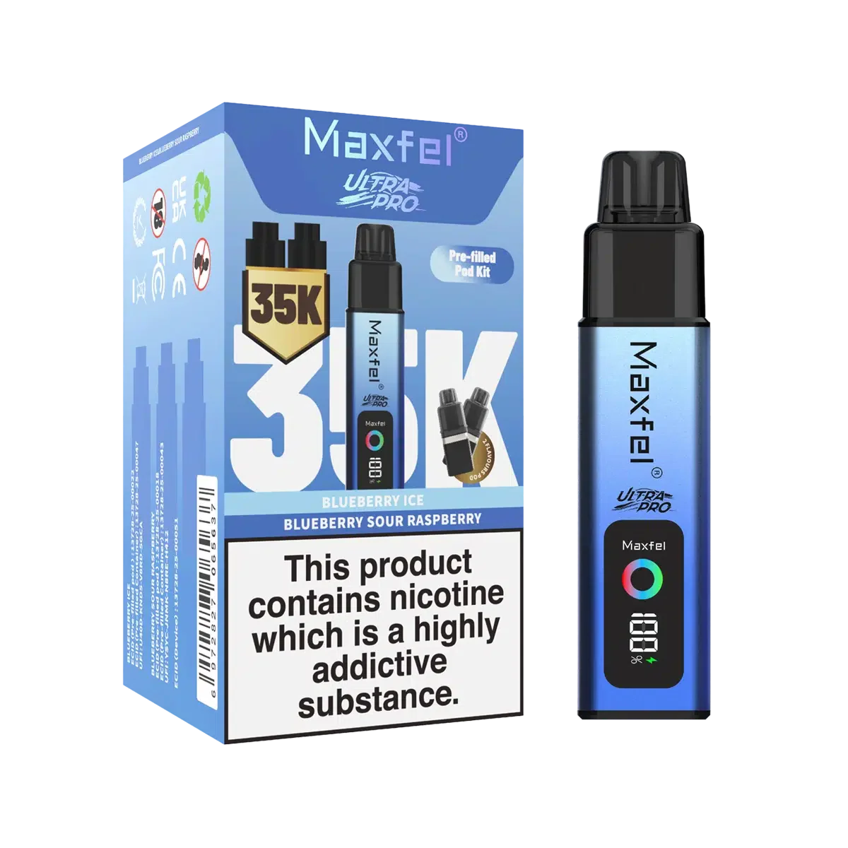 Maxfel Ultra Pro 35K Prefilled Vape Kit