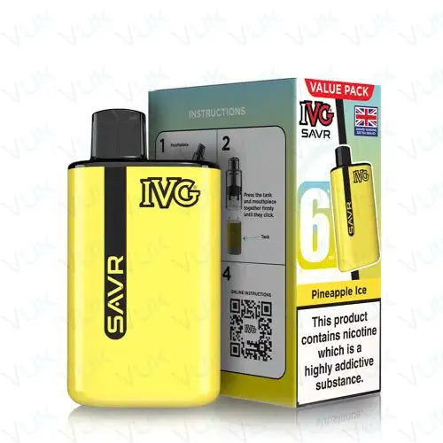 IVG SAVR Prefilled Pod Vape Kit Nicotine Strength 20mg