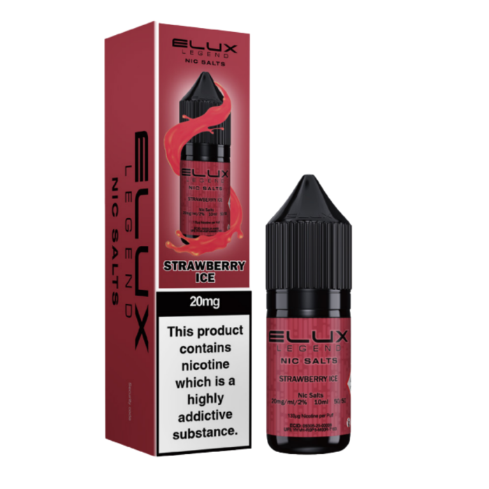 Elux Legend Nic Salts - 10ml E-liquids (BOX OF 10) Wholesale!