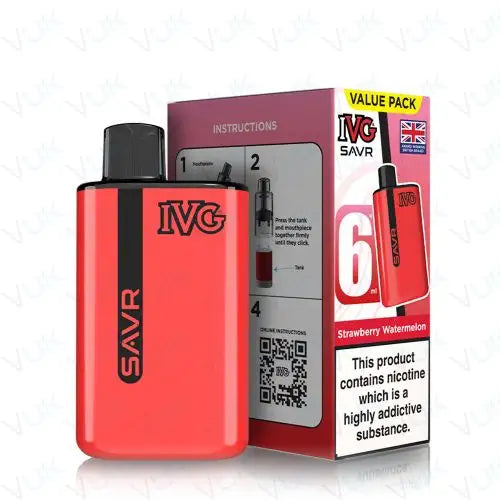 IVG SAVR Prefilled Pod Vape Kit Nicotine Strength 20mg