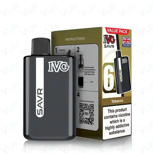 IVG SAVR Prefilled Pod Vape Kit Nicotine Strength 20mg