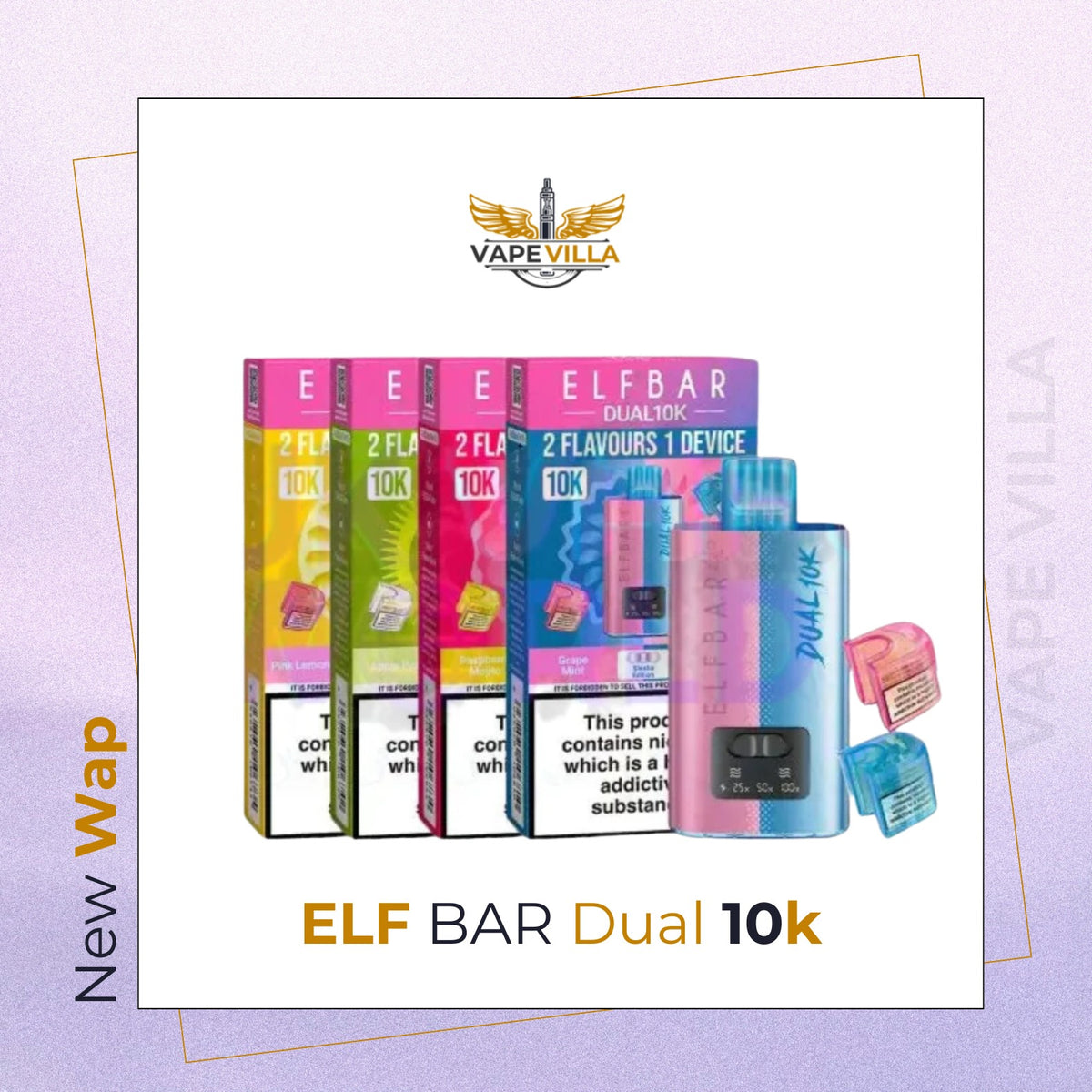 Elf Bar 10K Puff 10,000 Prefilled Pod Kit – Long-Lasting Disposable Vape