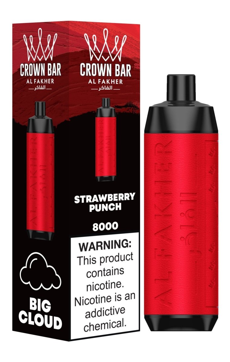 Al Fakher Crown Bar 8000 Puffs Disposable Vape Pack of 10 - Vape Villa