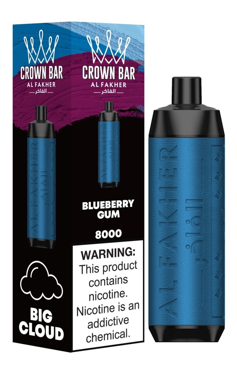 Al Fakher Crown Bar 8000 Puffs Disposable Vape Pack of 10 - Vape Villa