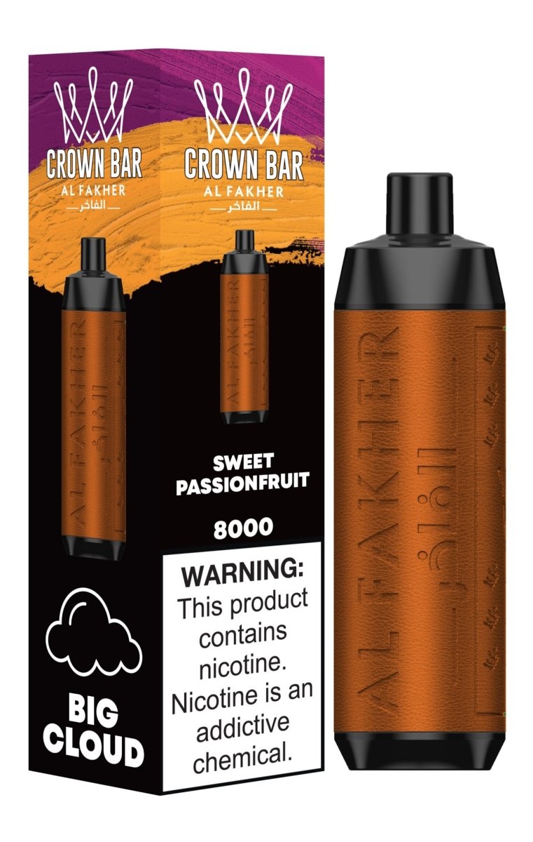 Al Fakher Crown Bar 8000 Puffs Disposable Vape Pack of 10 - Vape Villa