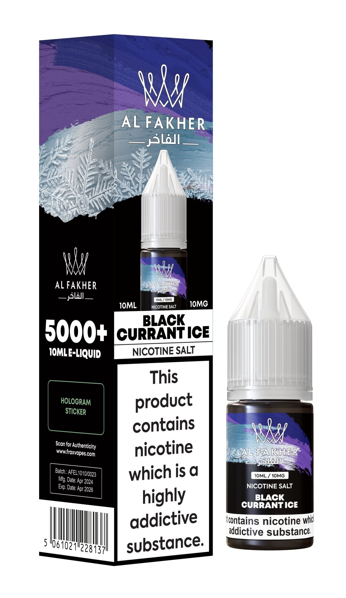 Al Fakher Nic Salt 10ml E - Liquid Box of 10 - Vape Villa