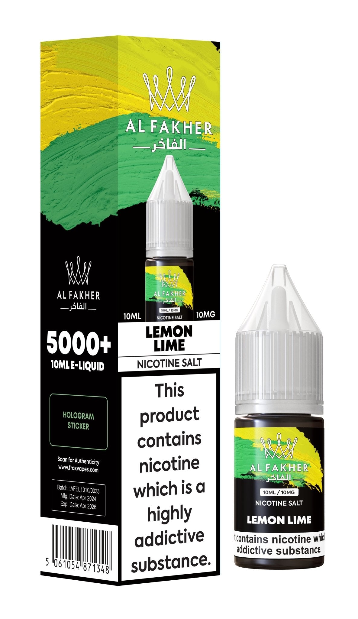 Al Fakher Nic Salt 10ml E - Liquid Box of 10 - Vape Villa