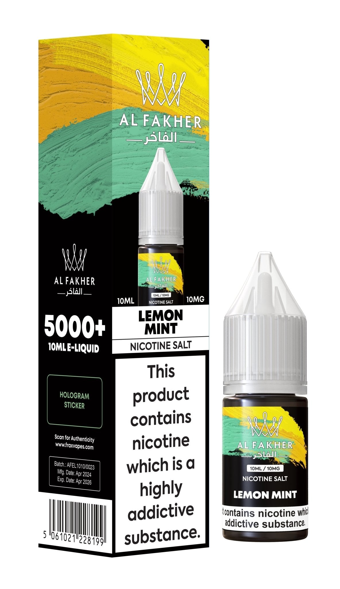 Al Fakher Nic Salt 10ml E - Liquid Box of 10 - Vape Villa