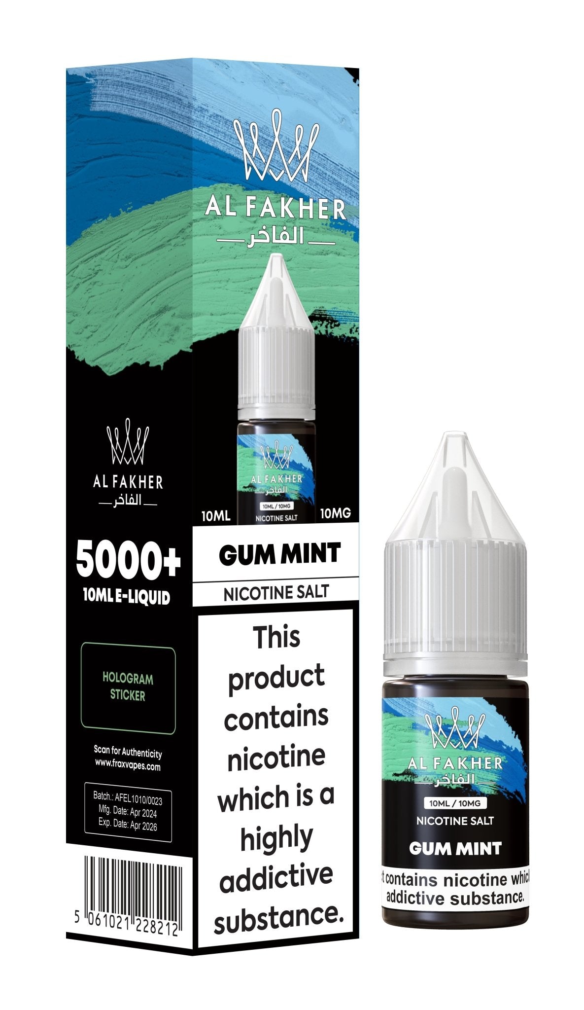 Al Fakher Nic Salt 10ml E - Liquid Box of 10 - Vape Villa