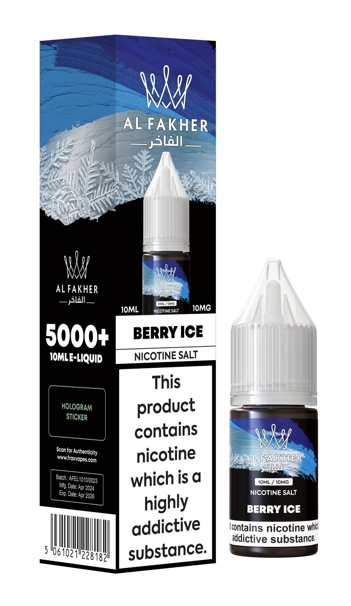 Al Fakher Nic Salt 10ml E - Liquid Box of 10 - Vape Villa