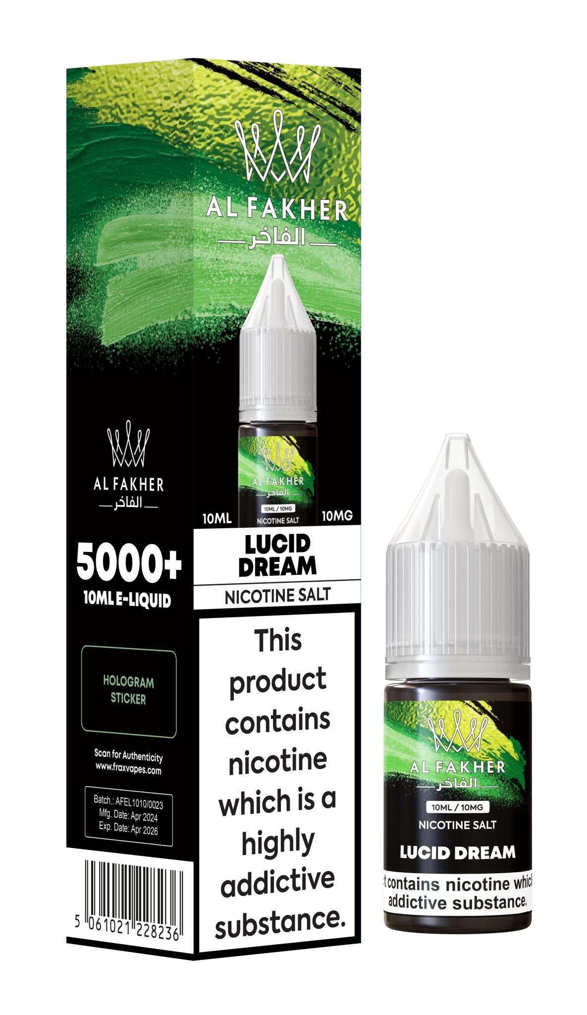 Al Fakher Nic Salt 10ml E - Liquid Box of 10 - Vape Villa