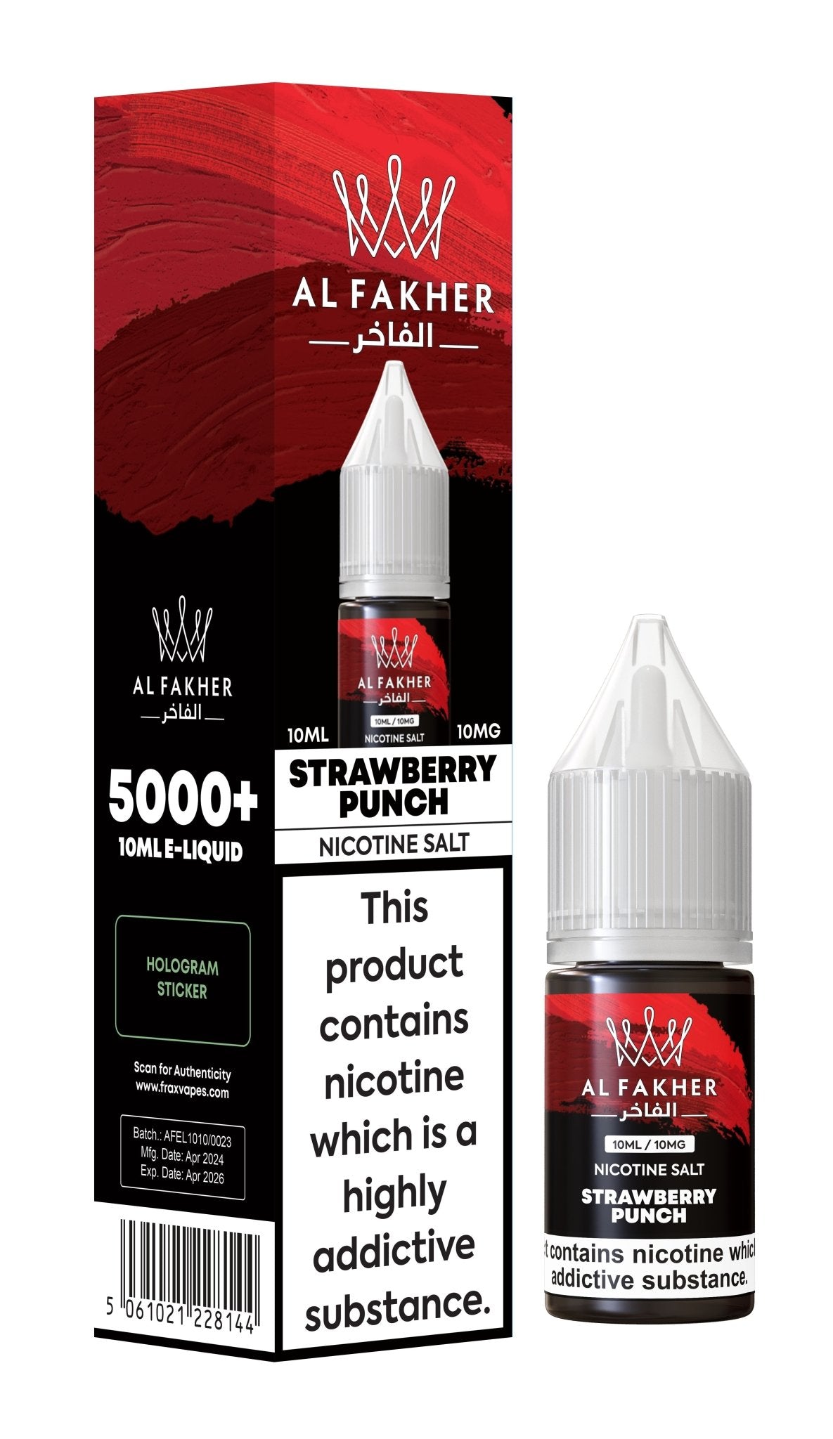 Al Fakher Nic Salt 10ml E - Liquid Box of 10 - Vape Villa