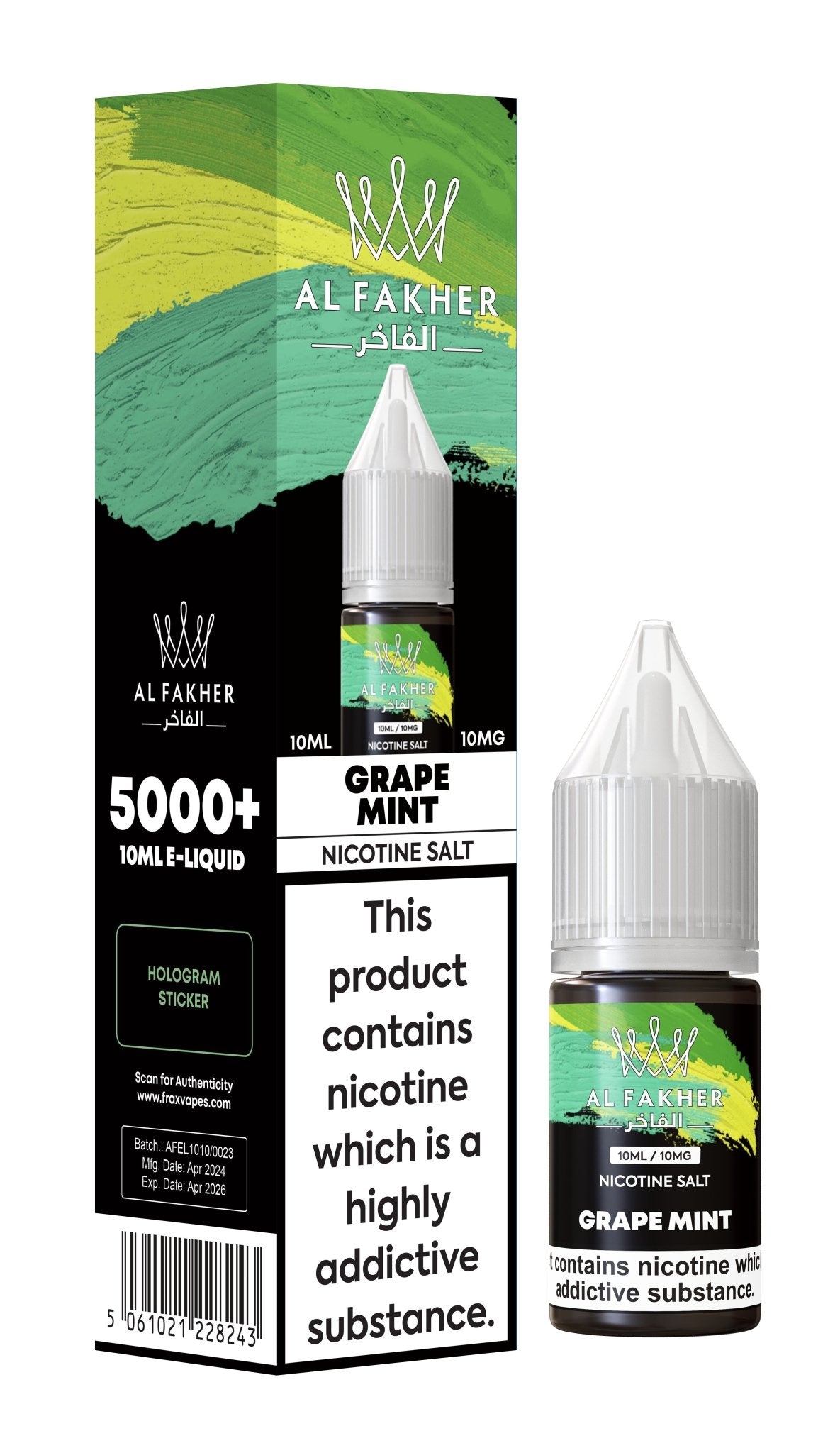 Al Fakher Nic Salt 10ml E - Liquid Box of 10 - Vape Villa