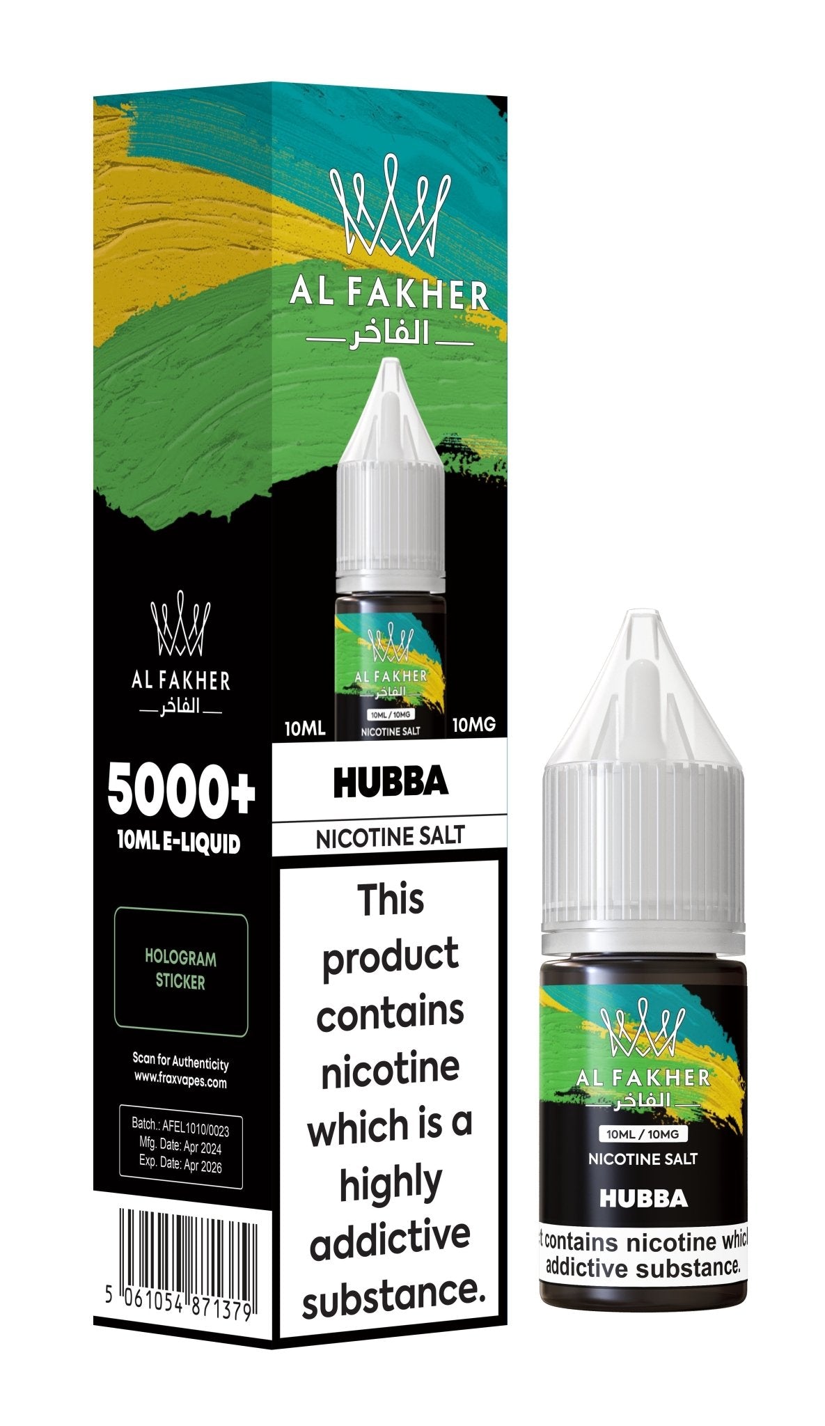 Al Fakher Nic Salt 10ml E - Liquid Box of 10 - Vape Villa