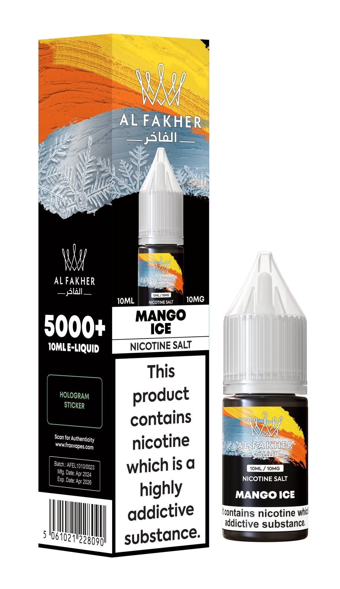 Al Fakher Nic Salt 10ml E - Liquid Box of 10 - Vape Villa