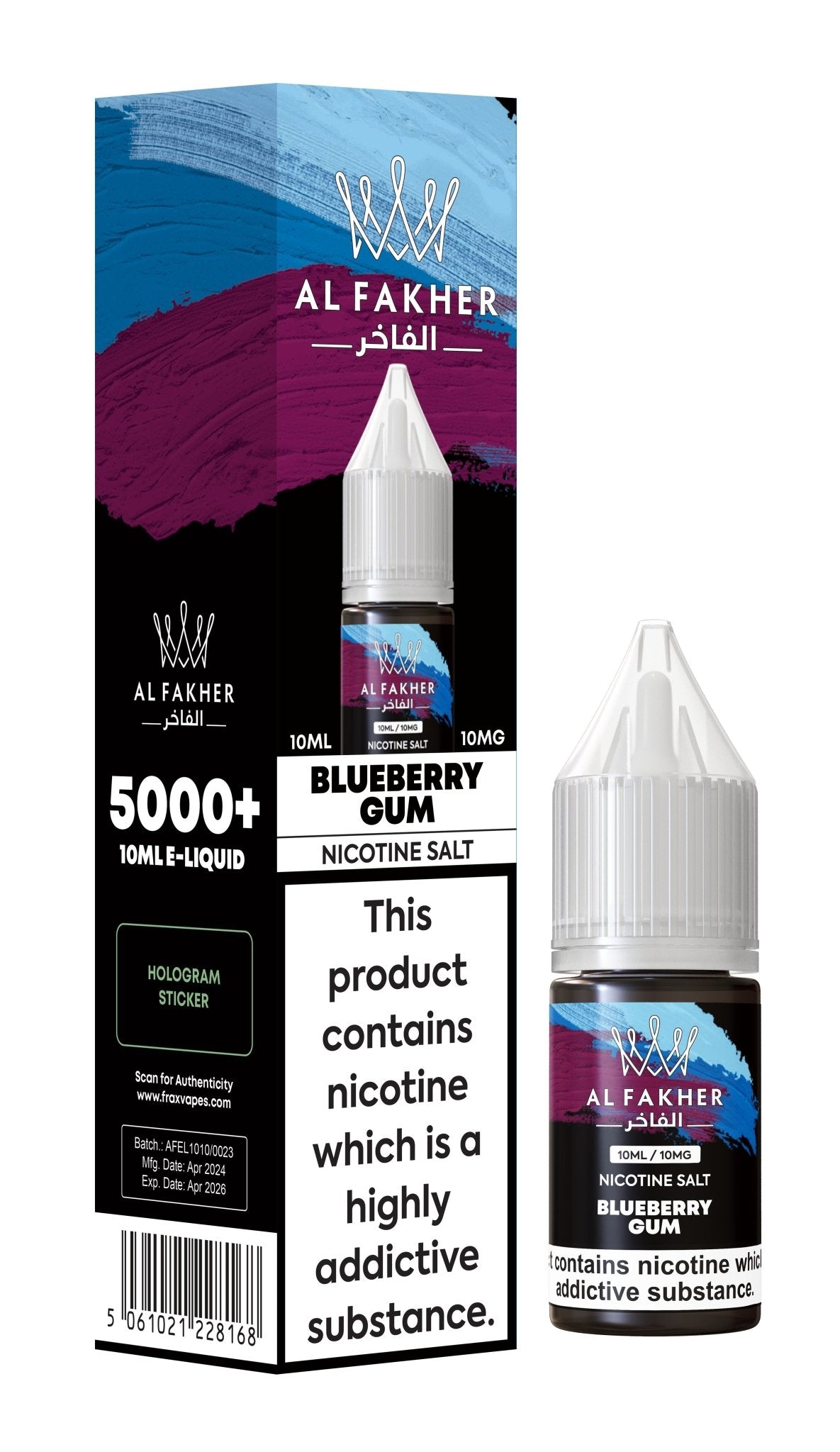 Al Fakher Nic Salt 10ml E - Liquid Box of 10 - Vape Villa