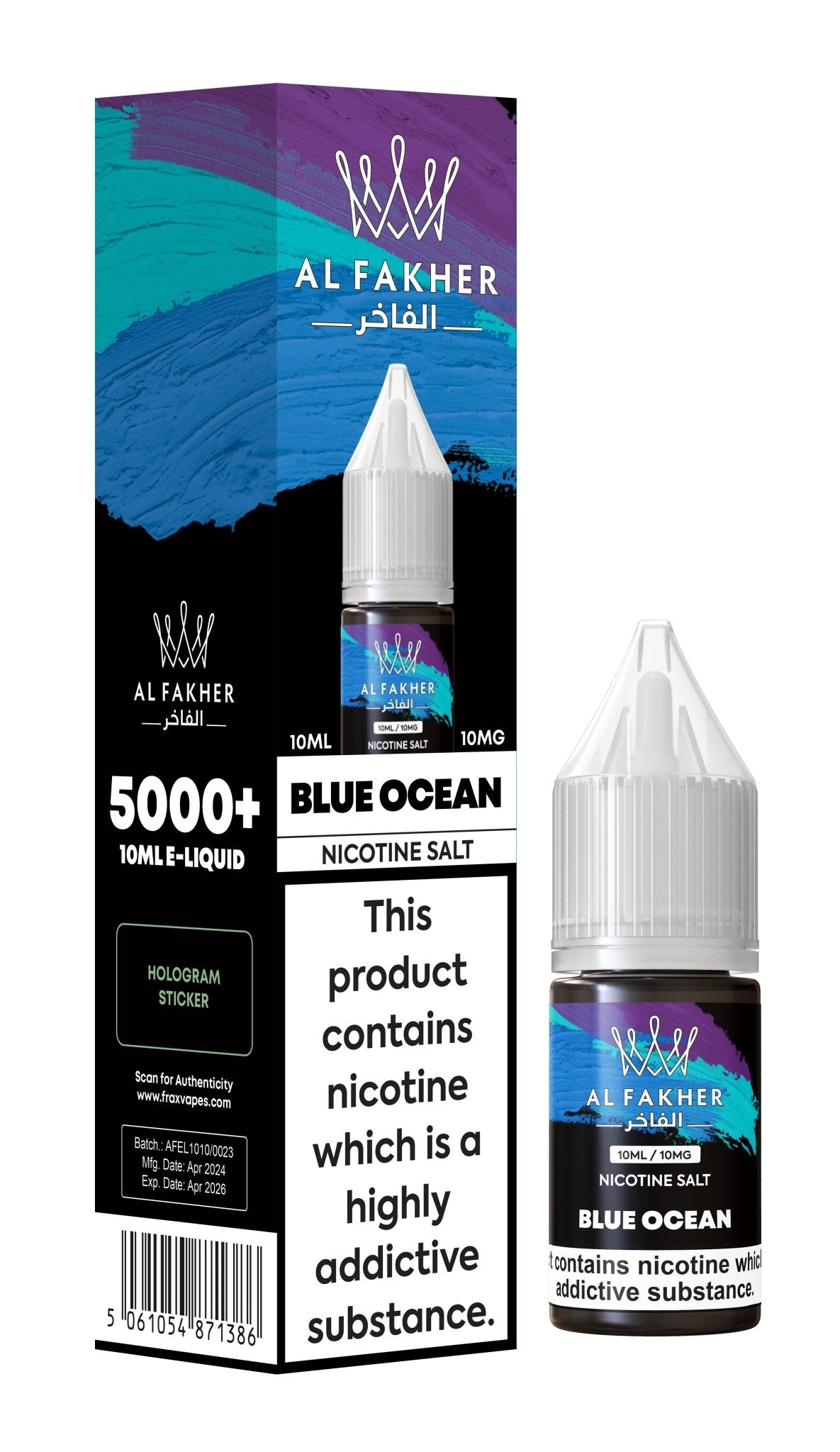 Al Fakher Nic Salt 10ml E - Liquid Box of 10 - Vape Villa