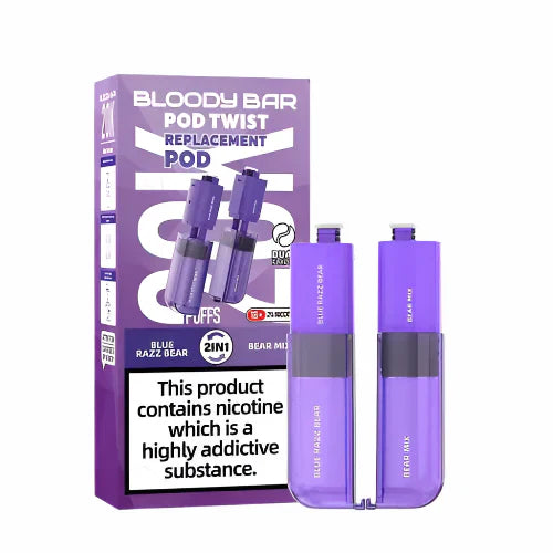 Bloody Bar 20K Ultra Twist Dual-Flavour Prefilled Pod Kit
