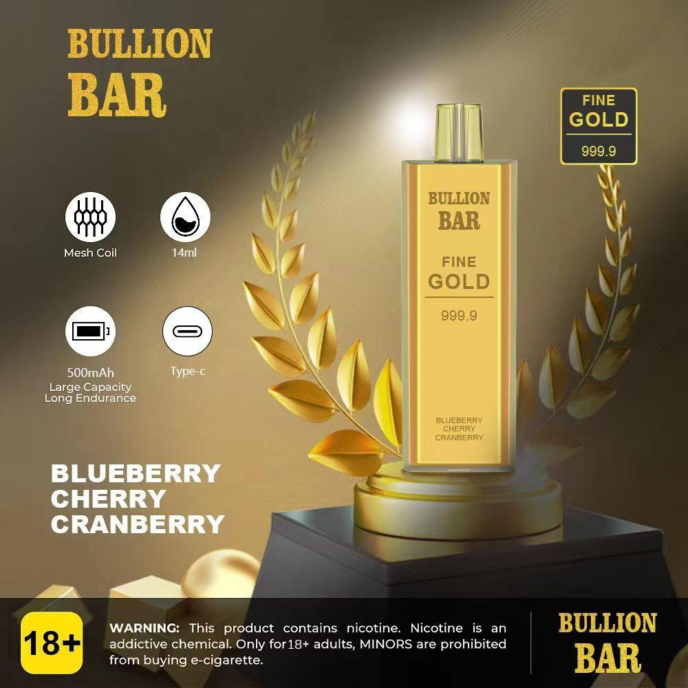 Bullion Bar 7000 Puffs Disposable Vape Device - Vape Villa