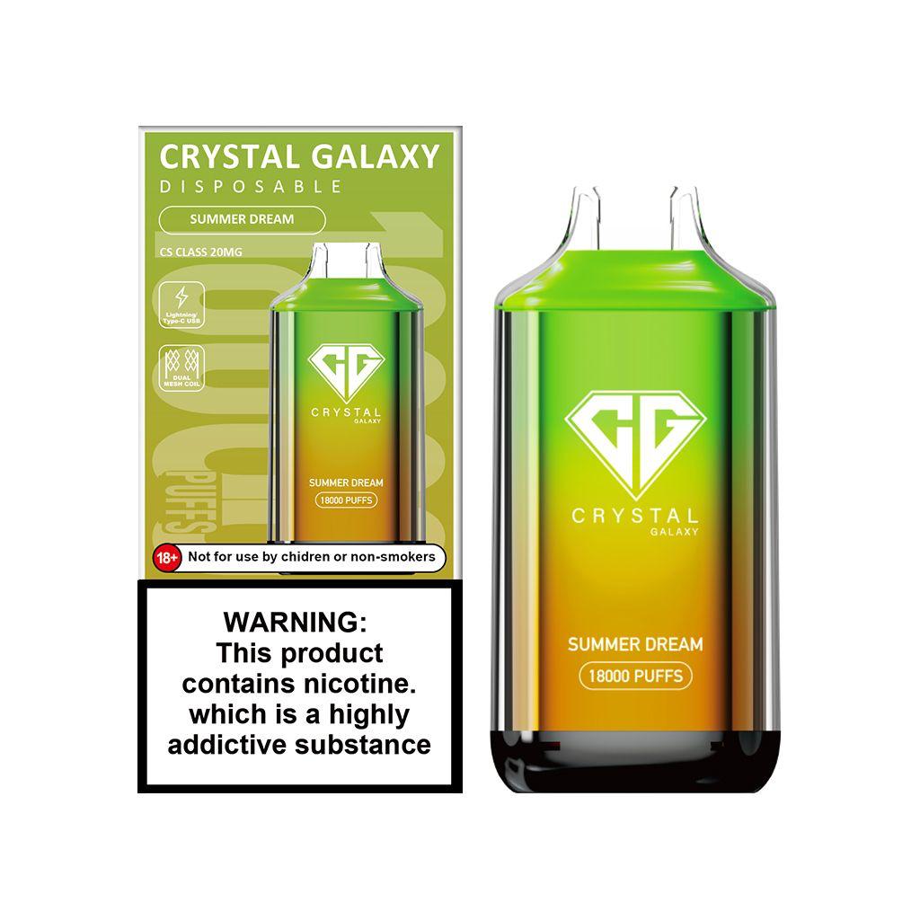 Crystal Galaxy 18000 Puffs Disposable Vape Device Box of 10 - Vape Villa