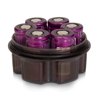Efest Super Waterproof 6-Slot 18350 Vape Battery Storage Case - Durable Protection