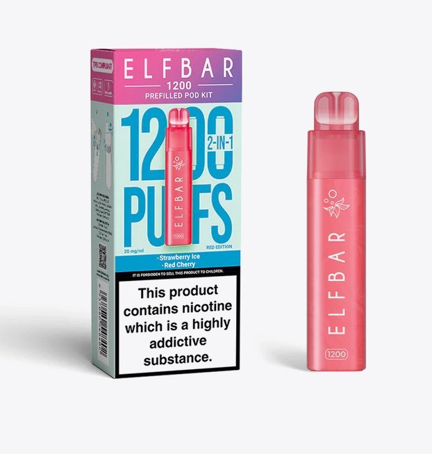 Elf Bar 1200 Prefilled Pod Kit – Compact Disposable Vape with 1200 Puffs
