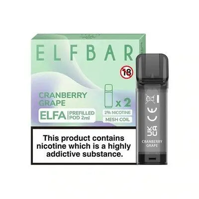 Elf Bar Elfa Prefilled Replacement Pods - Vape Villa