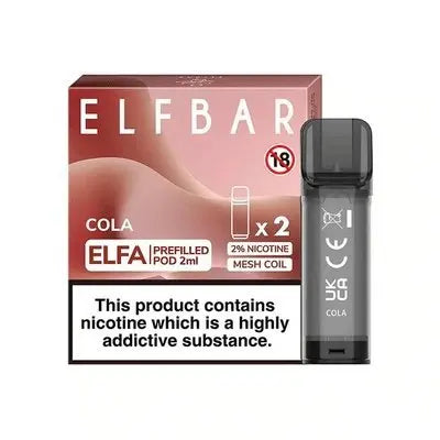 Elf Bar Elfa Prefilled Replacement Pods - Vape Villa