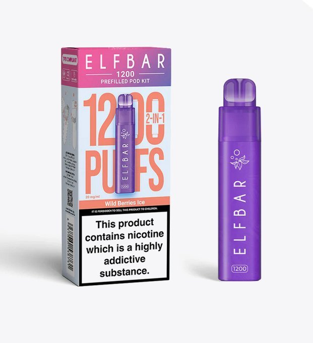 Elfbar 1200 Puffs 2 in 1 Prefilled Pod Kit - Vape Villa