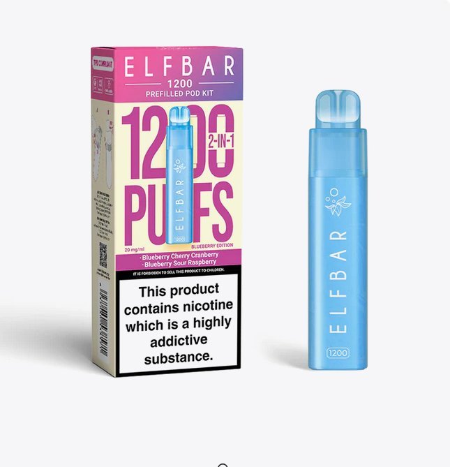 Elfbar 1200 Puffs 2 in 1 Prefilled Pod Kit - Vape Villa