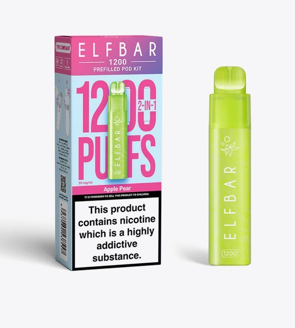 Elfbar 1200 Puffs 2 in 1 Prefilled Pod Kit - Vape Villa