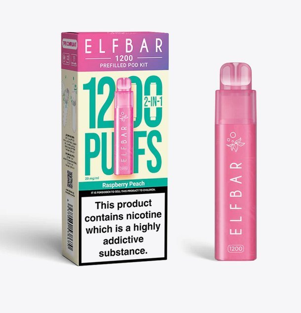 Elfbar 1200 Puffs 2 in 1 Prefilled Pod Kit - Vape Villa