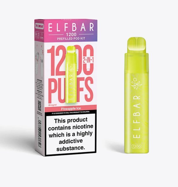 Elfbar 1200 Puffs 2 in 1 Prefilled Pod Kit - Vape Villa