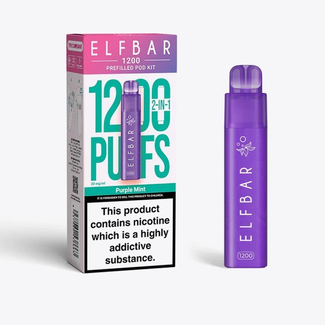 Elfbar 1200 Puffs 2 in 1 Prefilled Pod Kit - Vape Villa