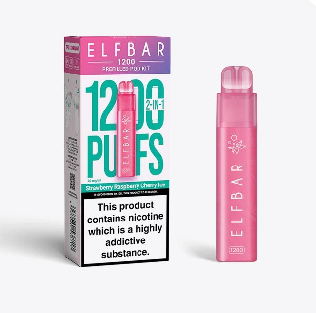 Elfbar 1200 Puffs 2 in 1 Prefilled Pod Kit - Vape Villa