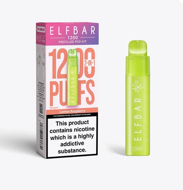 Elfbar 1200 Puffs 2 in 1 Prefilled Pod Kit - Vape Villa