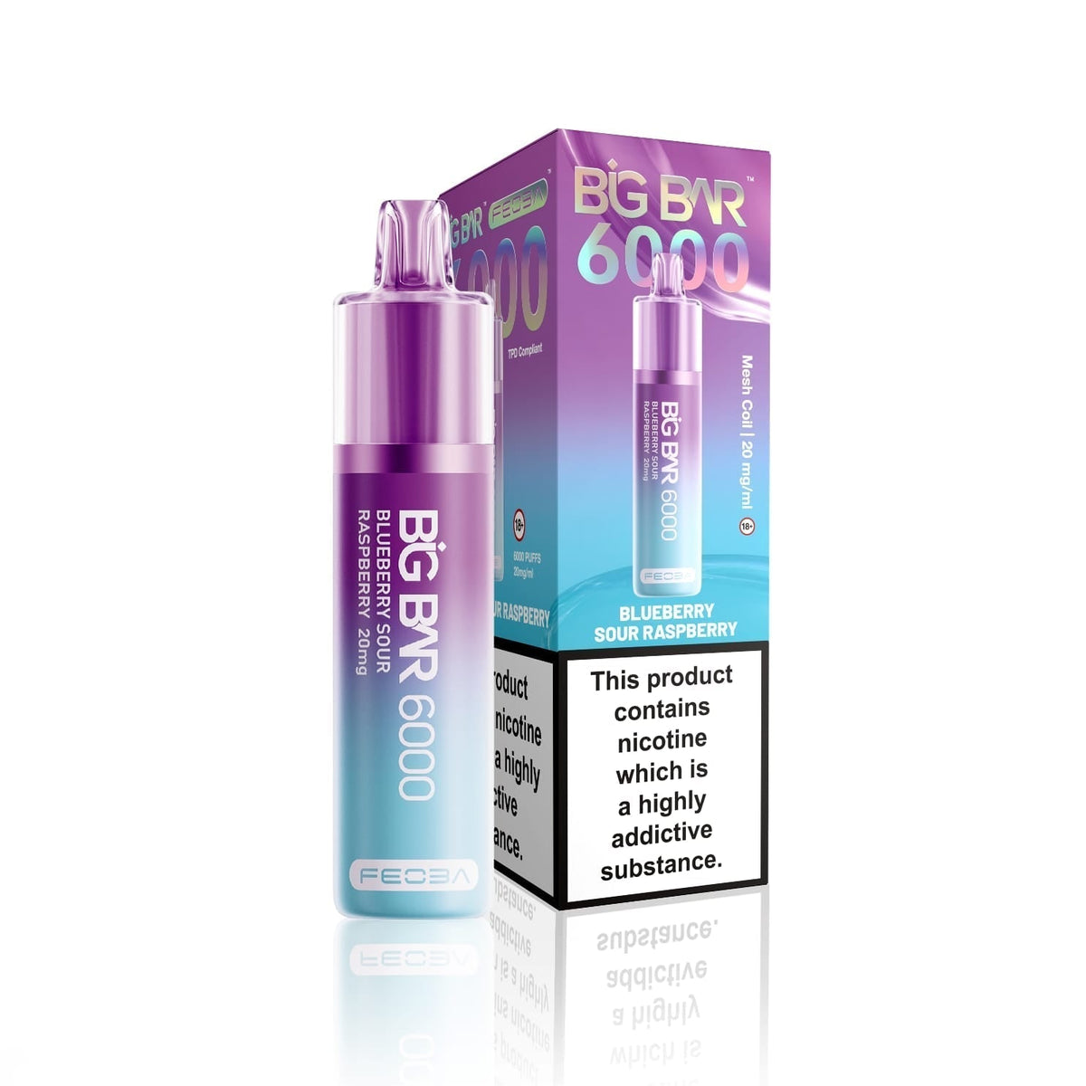 Feoba Big Bar 6000 Puffs Disposable Vape - Vape Villa