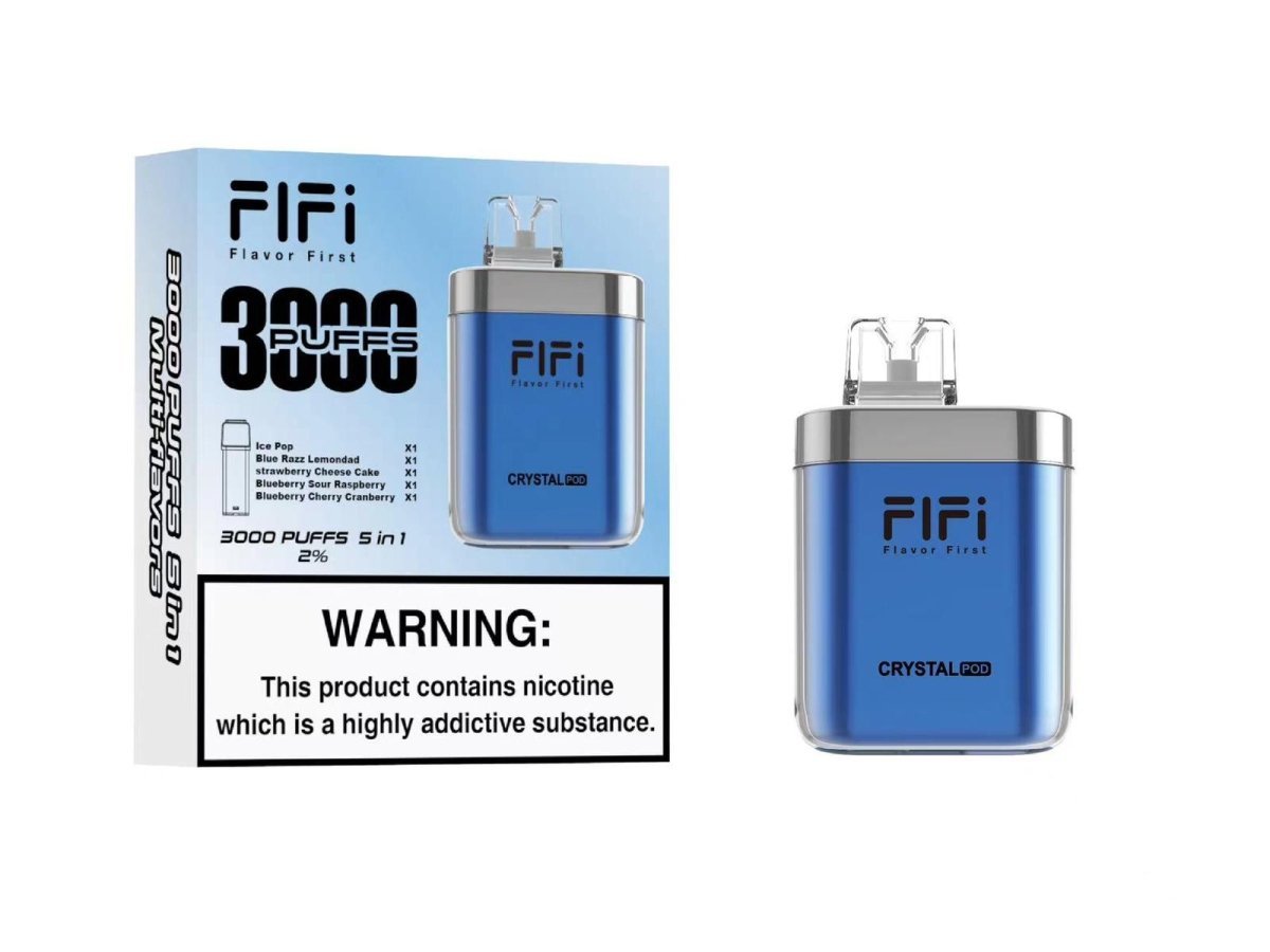 FiFi Crystal Pod 3000 Puffs Disposable Vape Pod 5 in 1 - Vape Villa